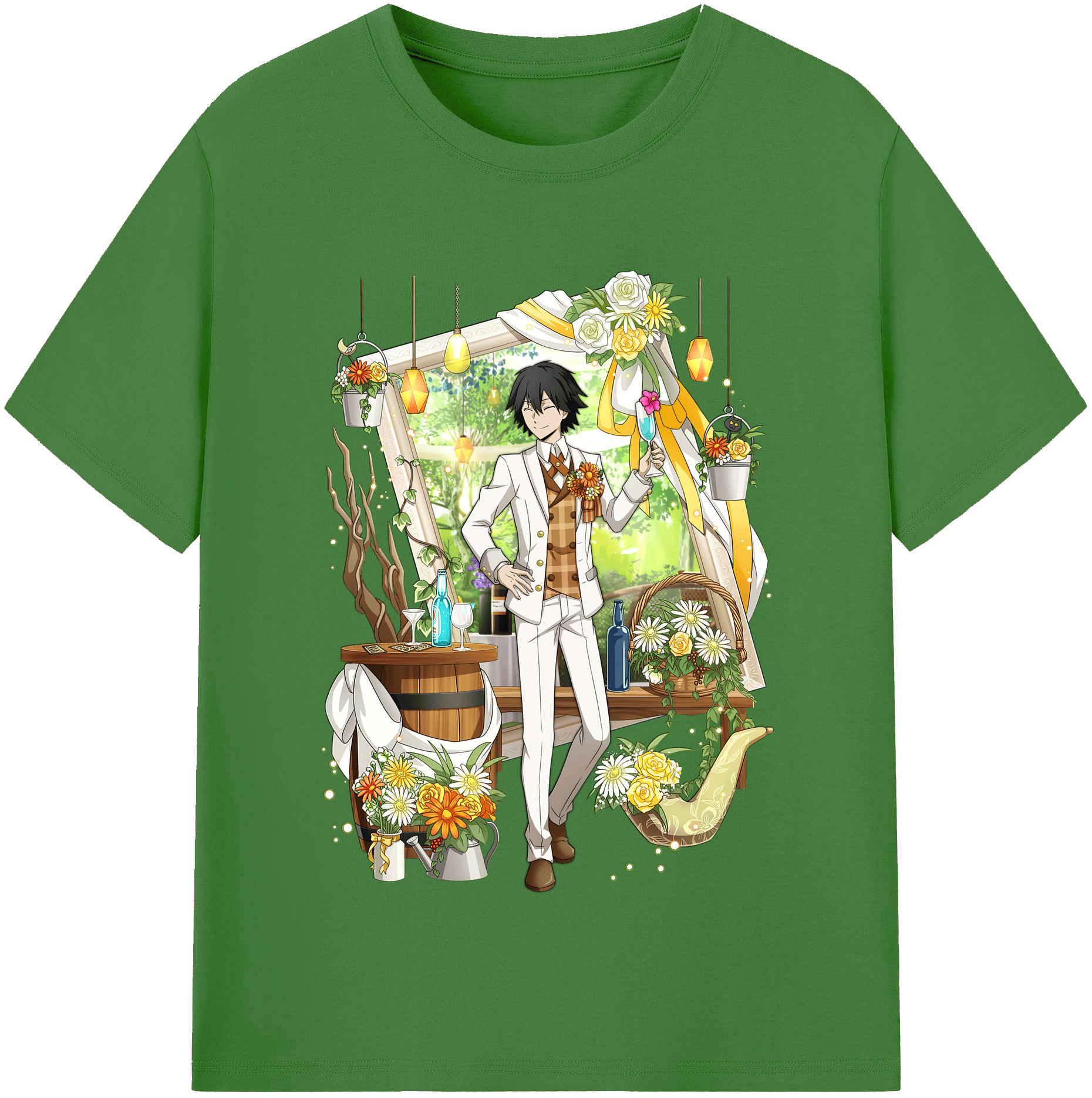 （画像用） 文豪ストレイドッグス Bungo Stray Dogs レディースカジュアルプリントTシャツ（綿100％）